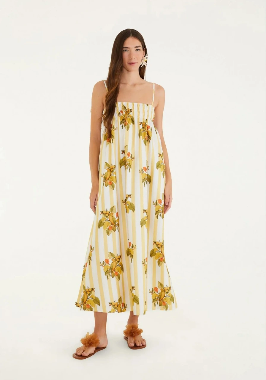 Vestido Cropped Pássaro Chic Farm Ref 14872