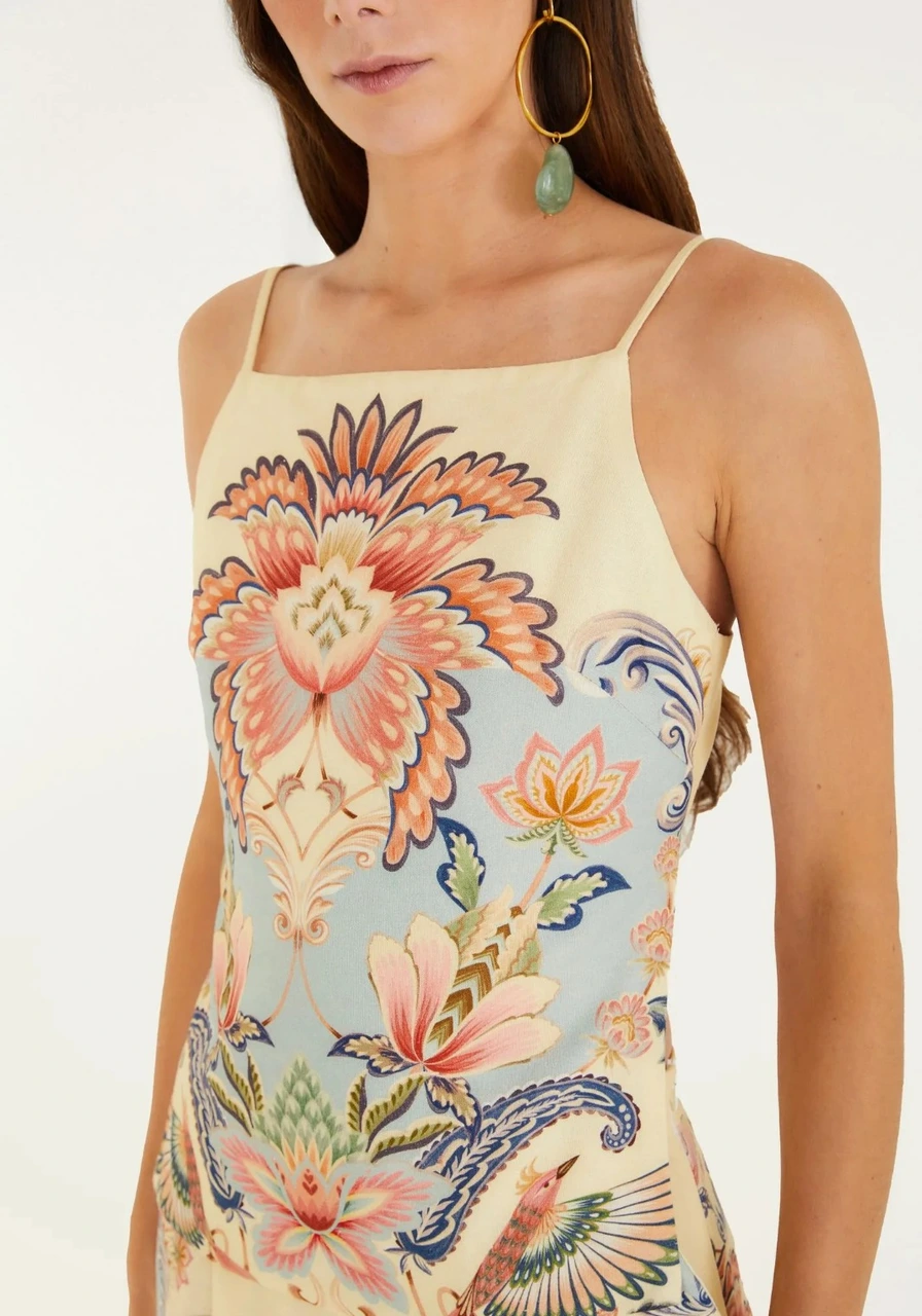 Blusa Lenço Encanto Boho Farm Ref 14860