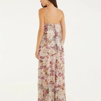 Vestido Camadas Tule Estampado Serena Farm Ref 15377 - imagem 1