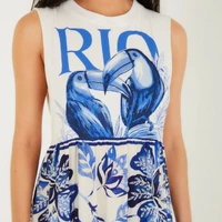 Vestido Cropped Regata Rio Tucanos Farm Ref 15990 - imagem 2