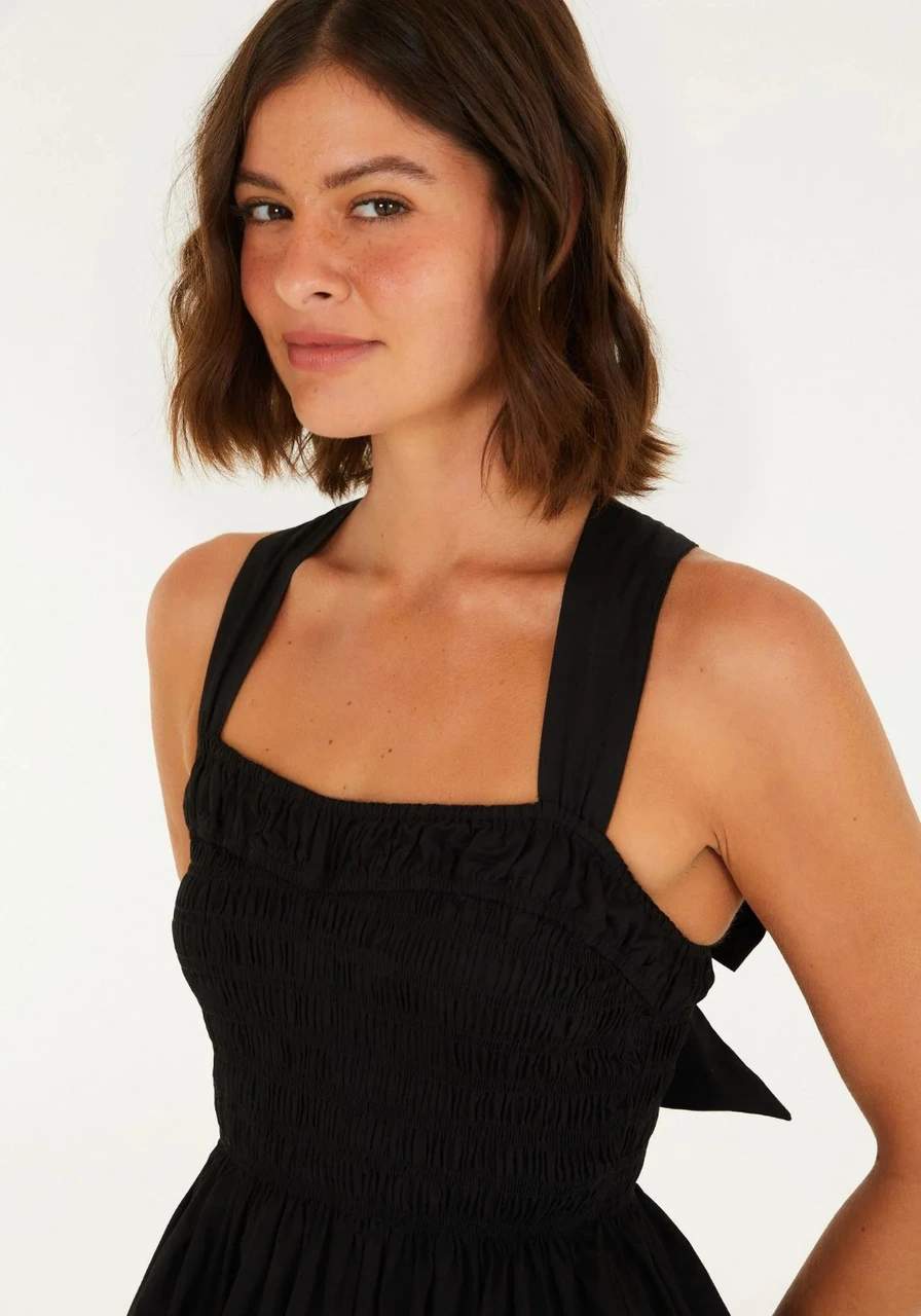 Blusa Lastex Peplum Farm Ref 14863