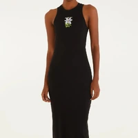 Vestido Midi Rib Maxi Flor Farm Ref 15789 - imagem 3