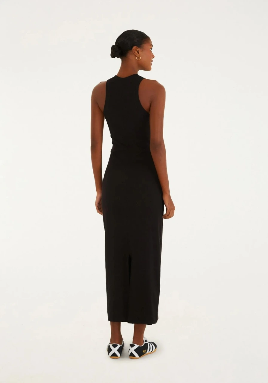 Vestido Midi Rib Maxi Flor Farm Ref 15789