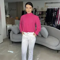 Blusa Morena Rosa Manga Longa Rosa - imagem 2