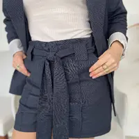 Short Alfaiataria Azul Sommer - imagem 3