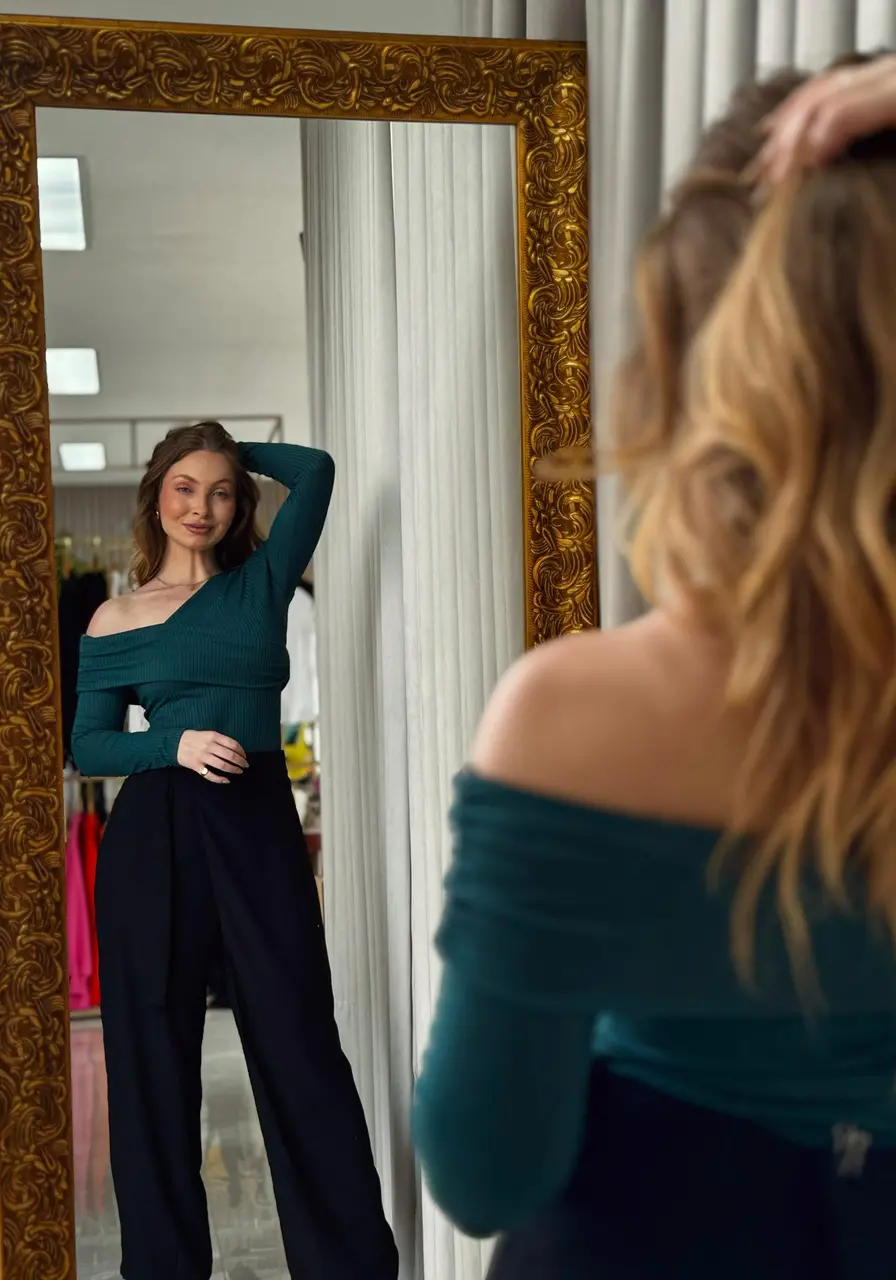 Calça Carlota Costa Reta Transpassada