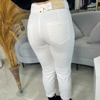 Calça Skinny Isabelli Cós Alto Off White - imagem 4