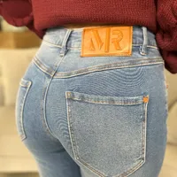 Calça Morena Rosa Jeans Skinny Bordado - imagem 3