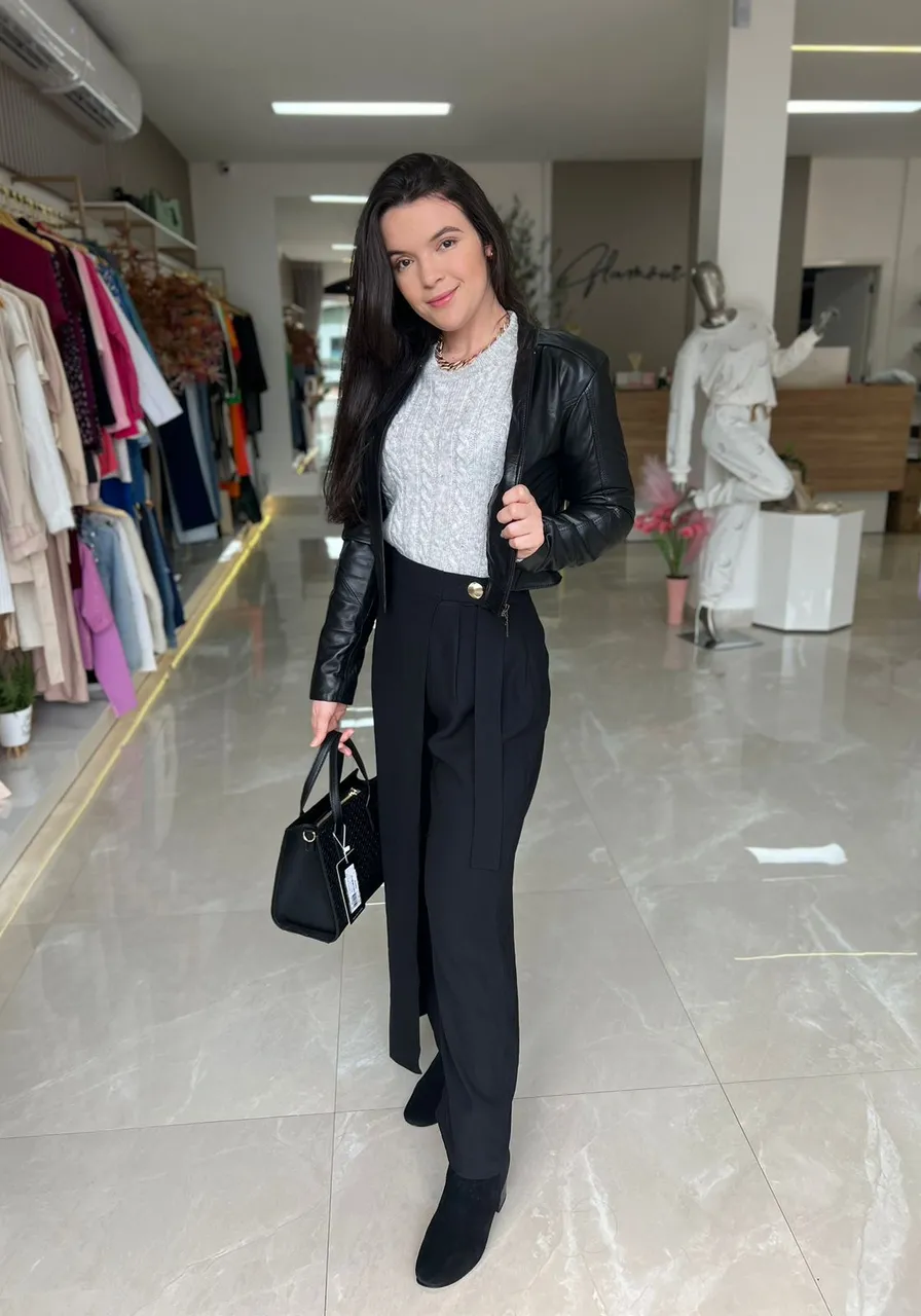 Calça Carlota Costa Reta Transpassada