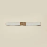 Cinto Morena Rosa Com Elástico Off White - imagem 1