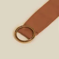 Cinto Morena Rosa Largo Fivela Resinada Marrom - imagem 2