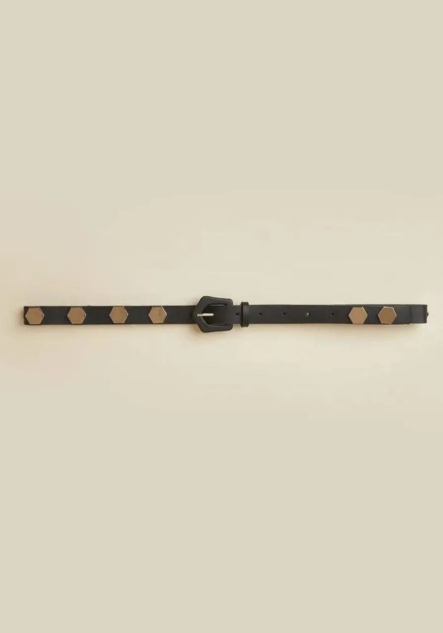 Cinto Morena Rosa Fivela Encapada Preto