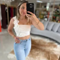 Top com aplique Carlota Costa ref 15772 - imagem 3