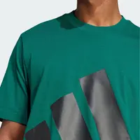 Camiseta Adidas Essentials Big Logo Verde Ref 13126 - imagem 2