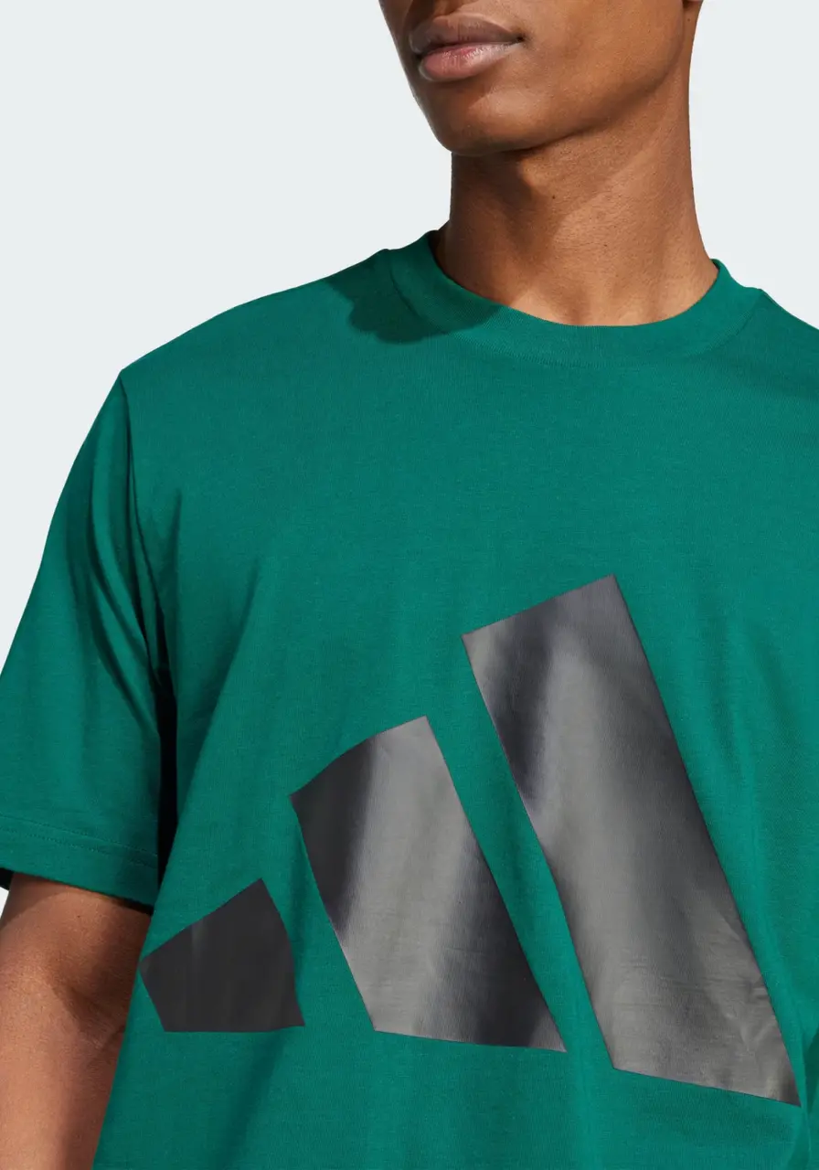 Camiseta Adidas Essentials Big Logo Verde Ref 13126