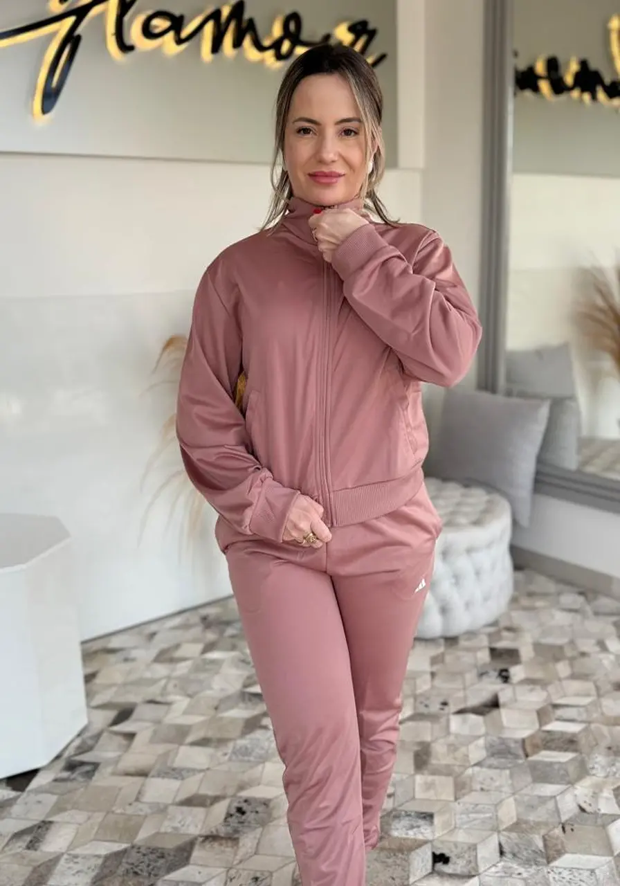 Conjunto Feminino Adidas Rose Ref 14303