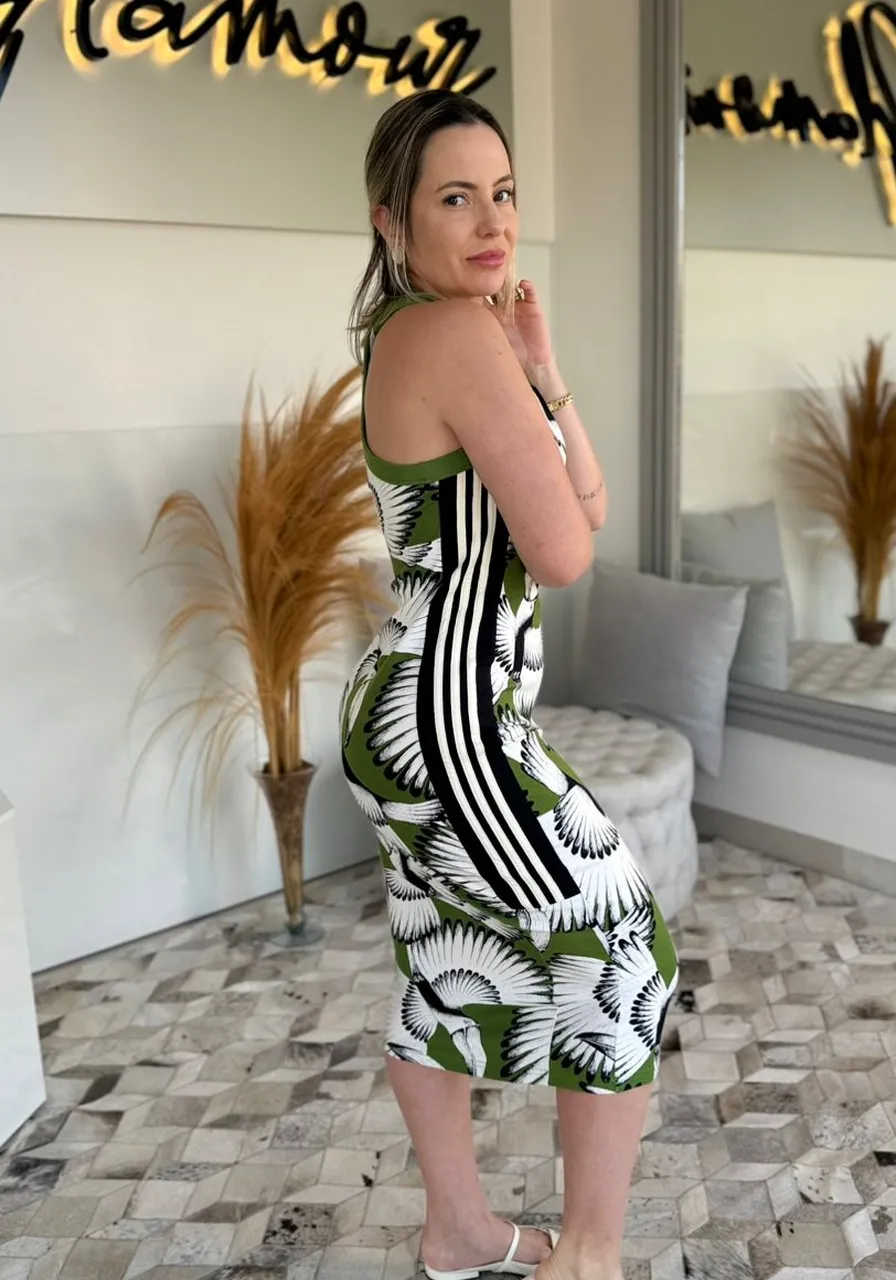 Vestido Adidas Collab Farm Verde Ref 14292