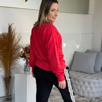 Moletom Log Linear Vermelho Ref 14364 - imagem 1