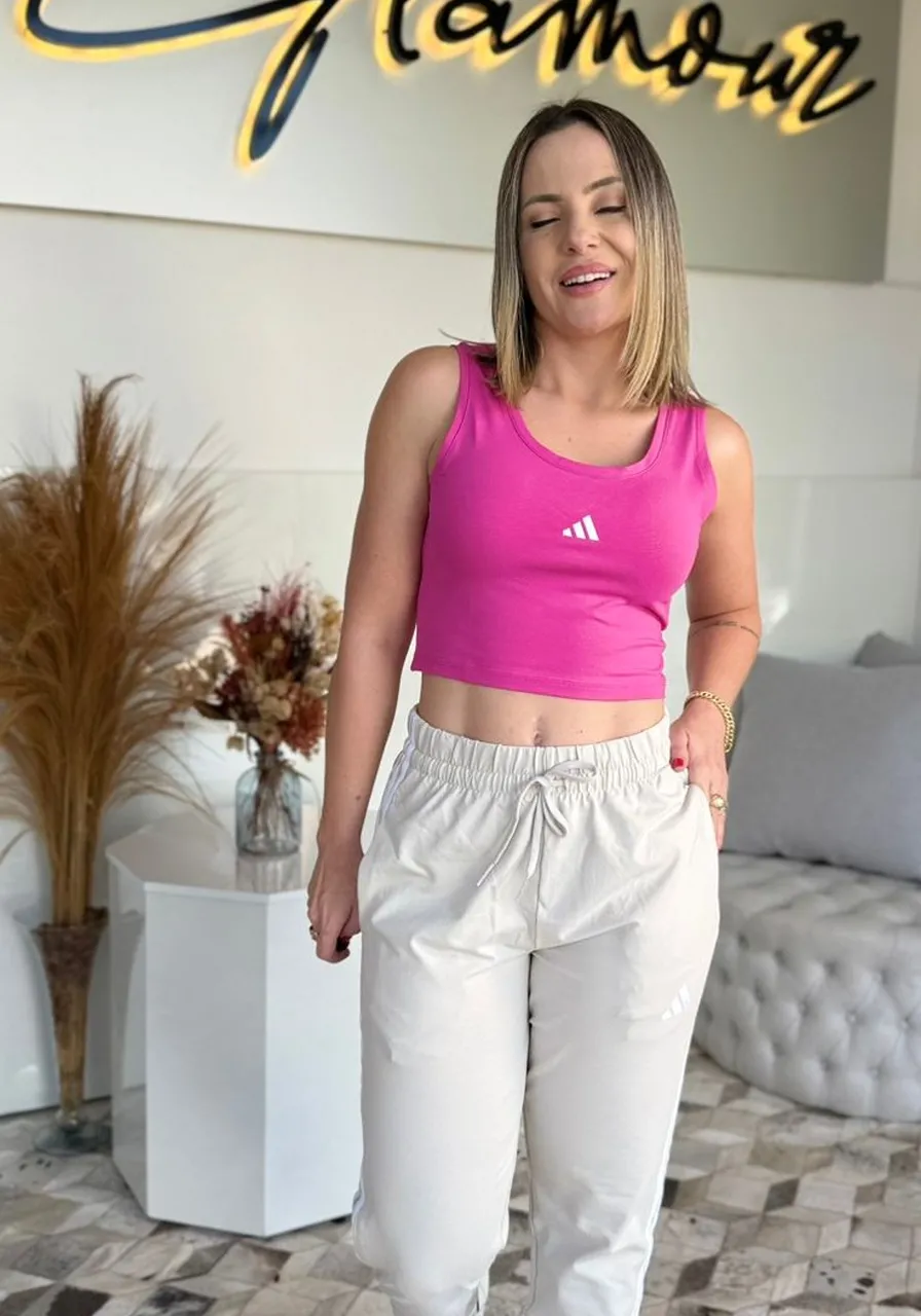 Regata Cropped Small Adidas Rosa Ref 14271