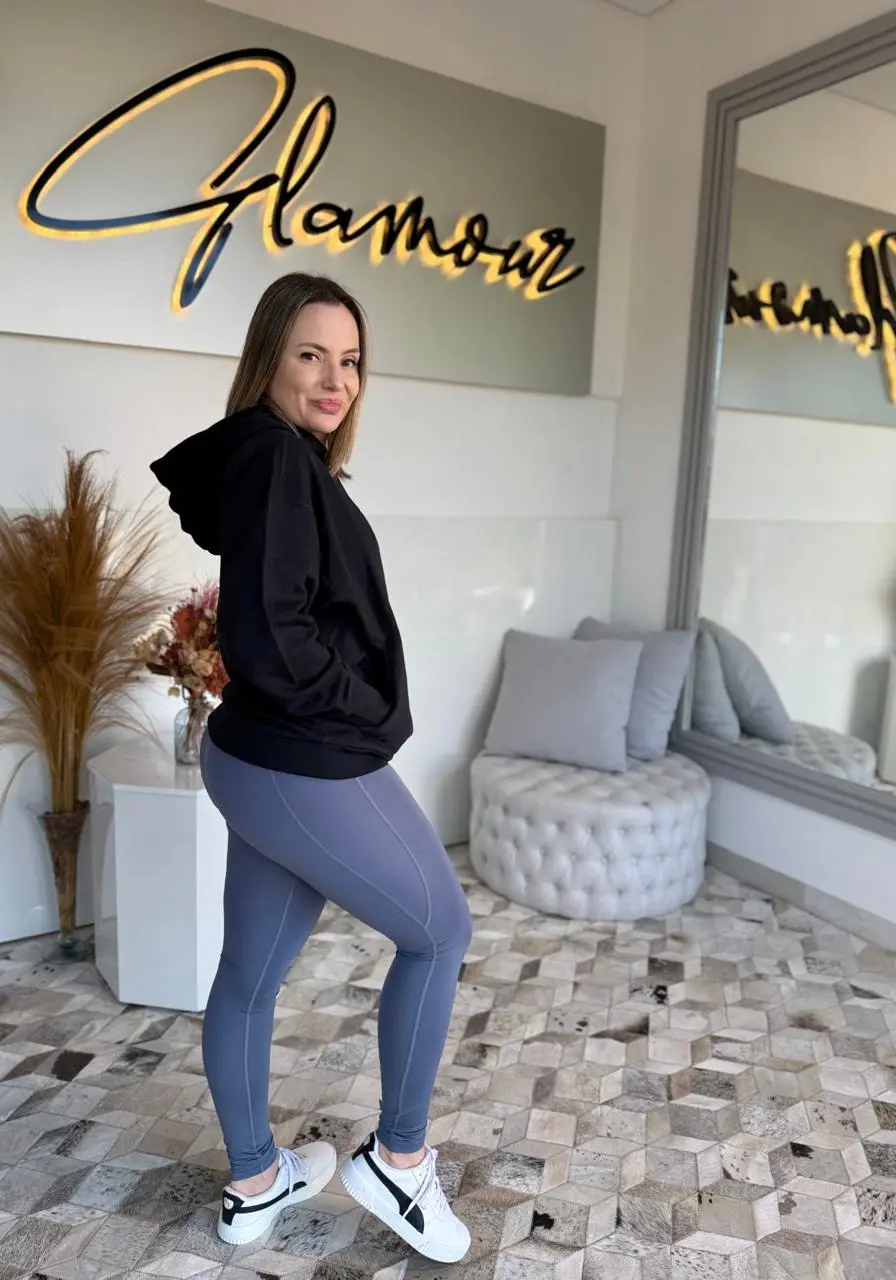 Moletom Preto Feminino Adidas Ref 14253