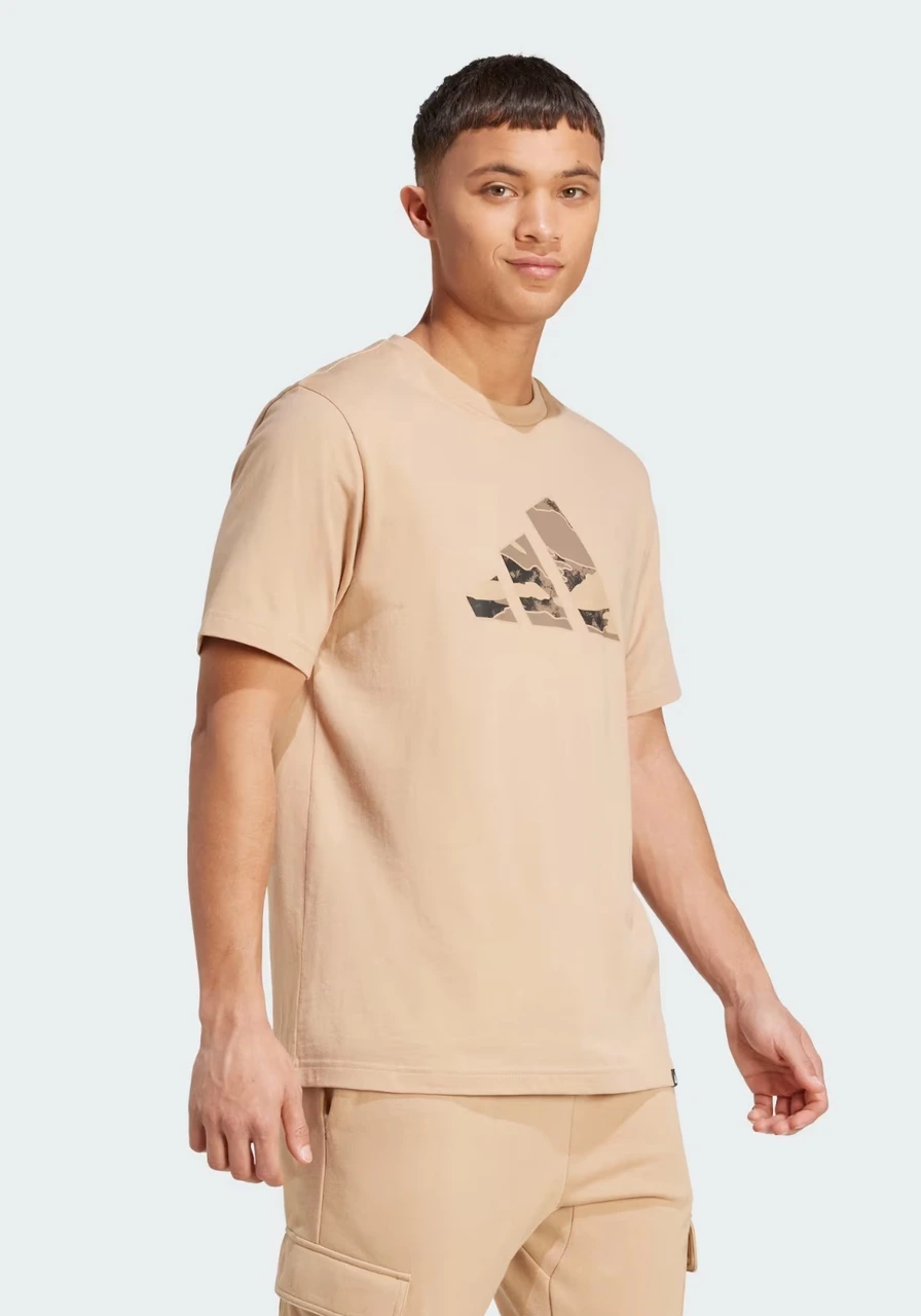 Camisa Logo Estampa Camuflado Adidas Ref 15508