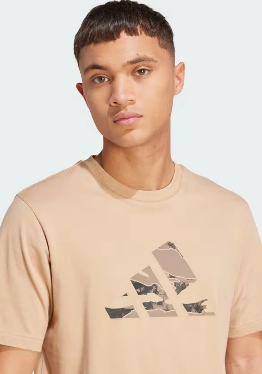 Camisa Logo Estampa Camuflado Adidas Ref 15508