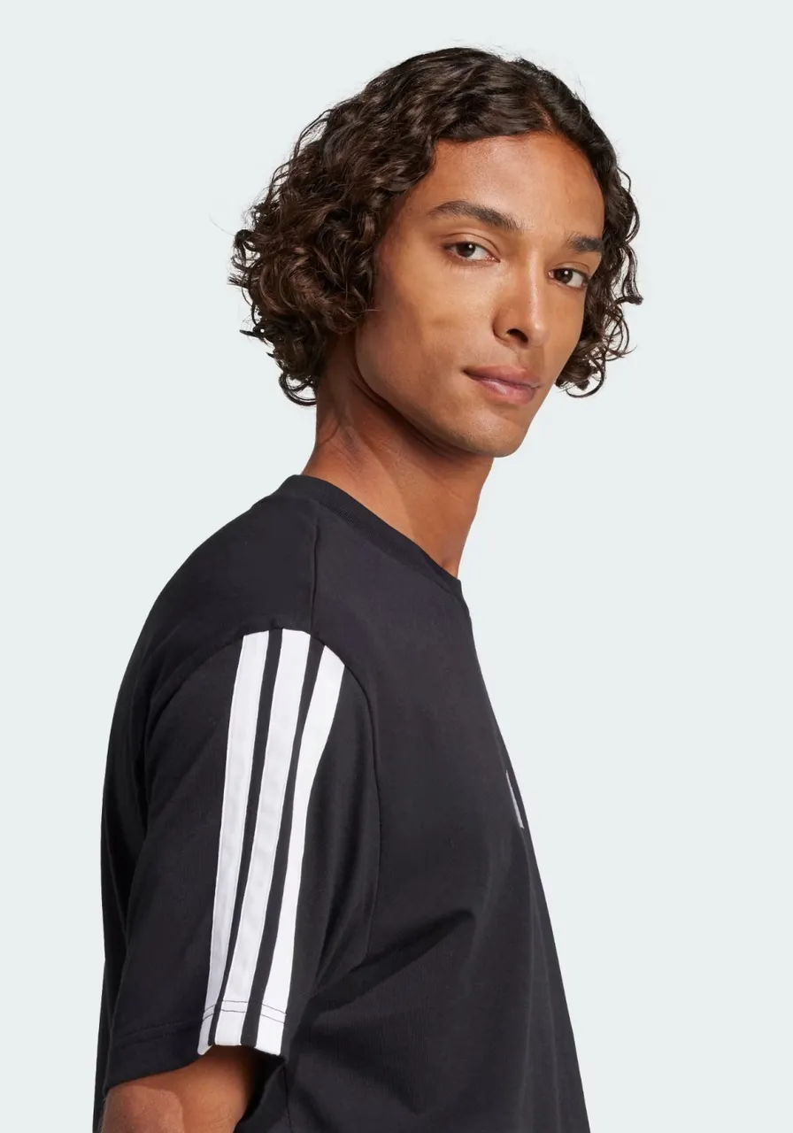 Camiseta Masculina 3 Stripes Adidas Ref 15499