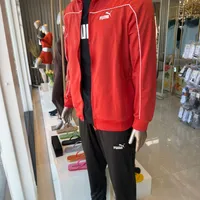 Conjunto Agasalho Poly Piping Suit Red Fire ref 13633 - imagem 1