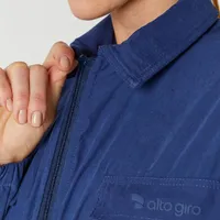 Jaqueta Cropped Com Zíper Alto Giro - imagem 4