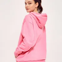 Blusa Moletom Com Capuz Rosa Barbie - imagem 2