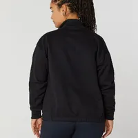 Jaqueta Moletom Com Zíper Preto - imagem 3