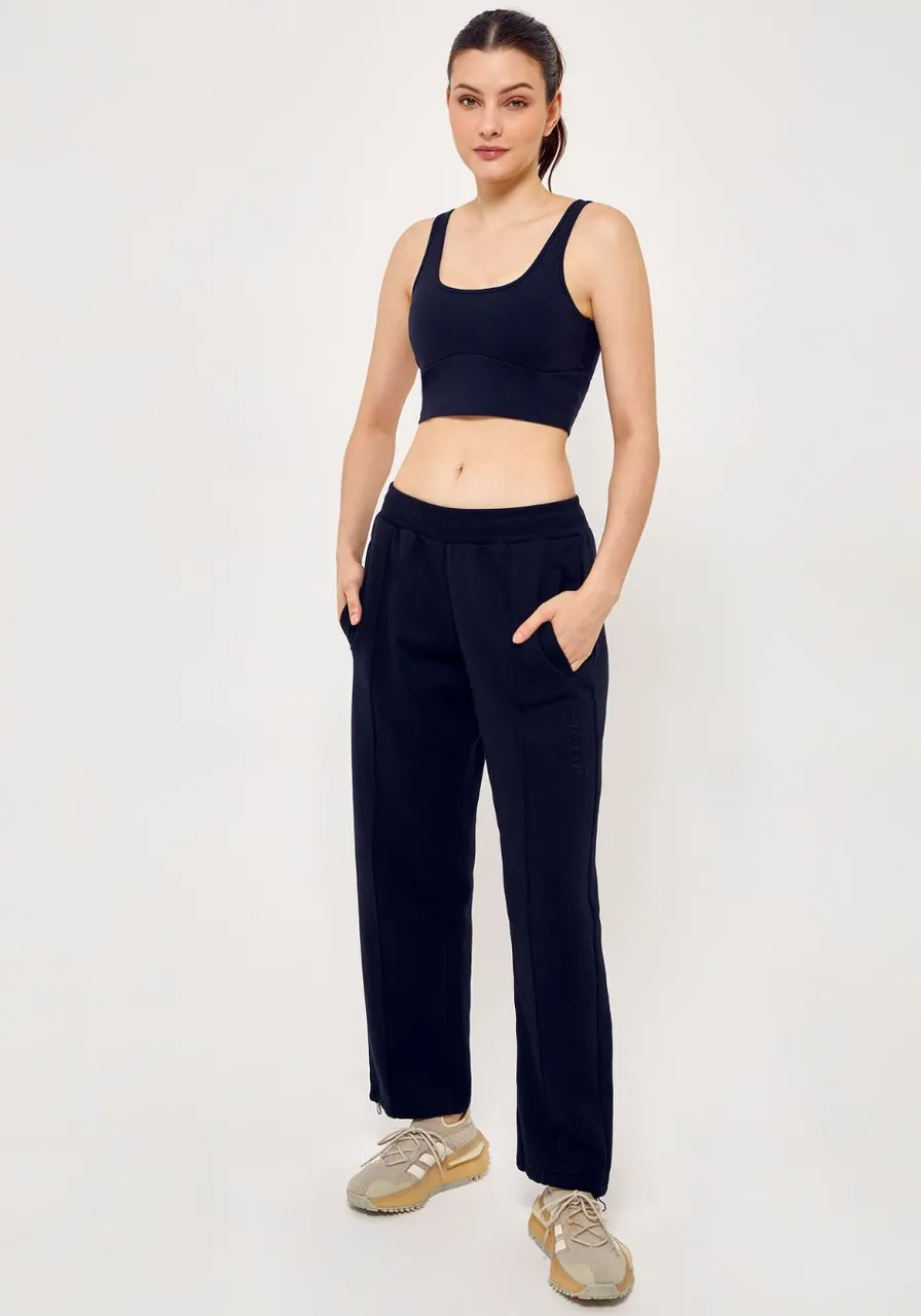 Calça Moletom Barra Reta Preto