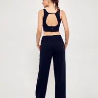 Calça Moletom Barra Reta Preto - imagem 3