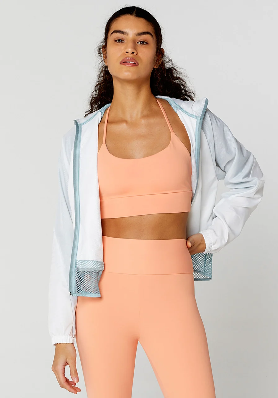 Jaqueta Corta Vento Detalhe Tela Alto Giro