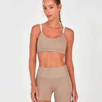 Bermuda Elástico Personalizado Alto Giro Bege - imagem 6