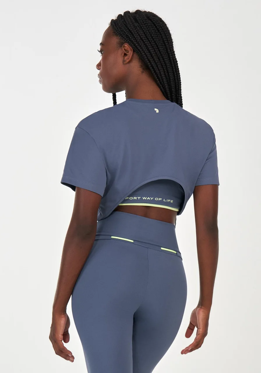 T-shirt Cropped Sport Way Of Life Alto Giro