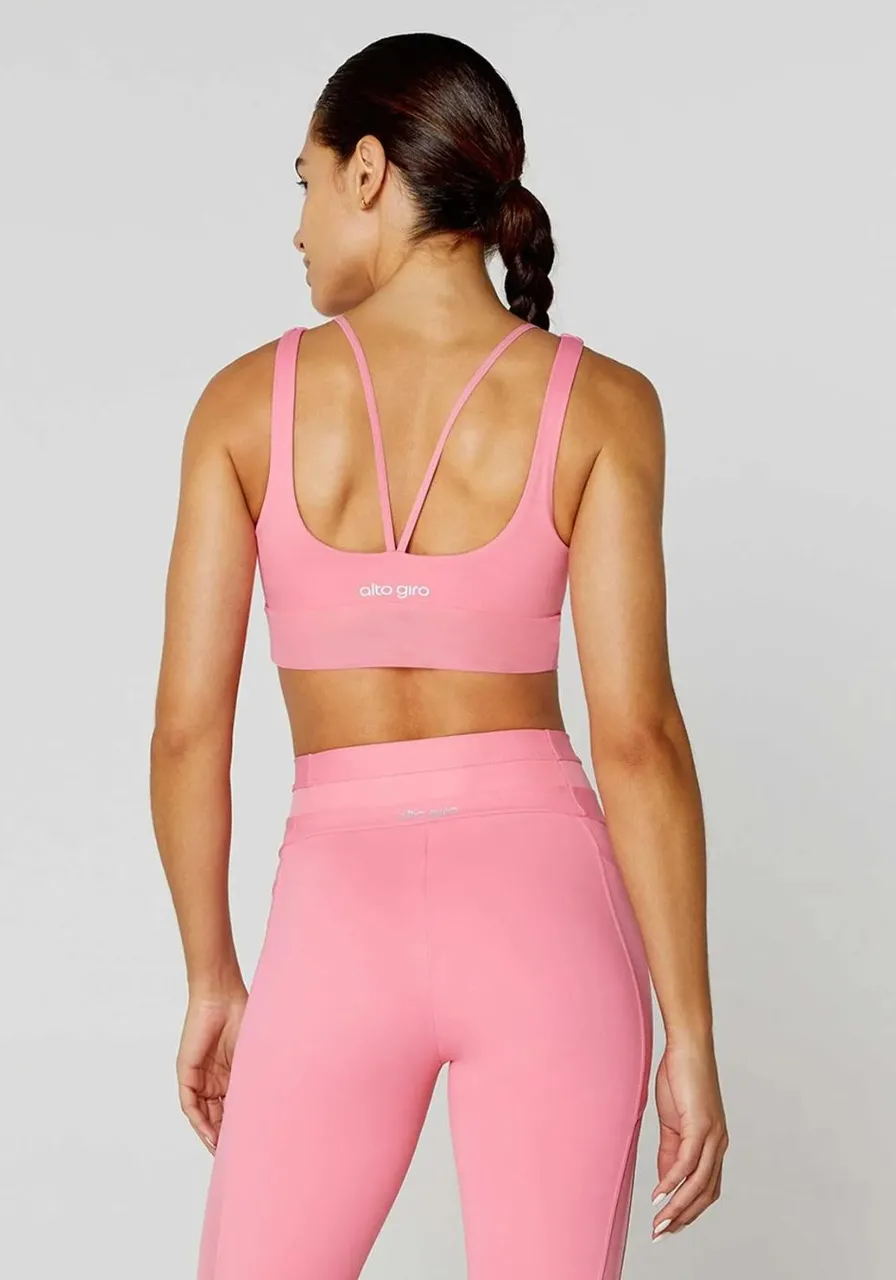 Top Regata Com Tule Rosa 