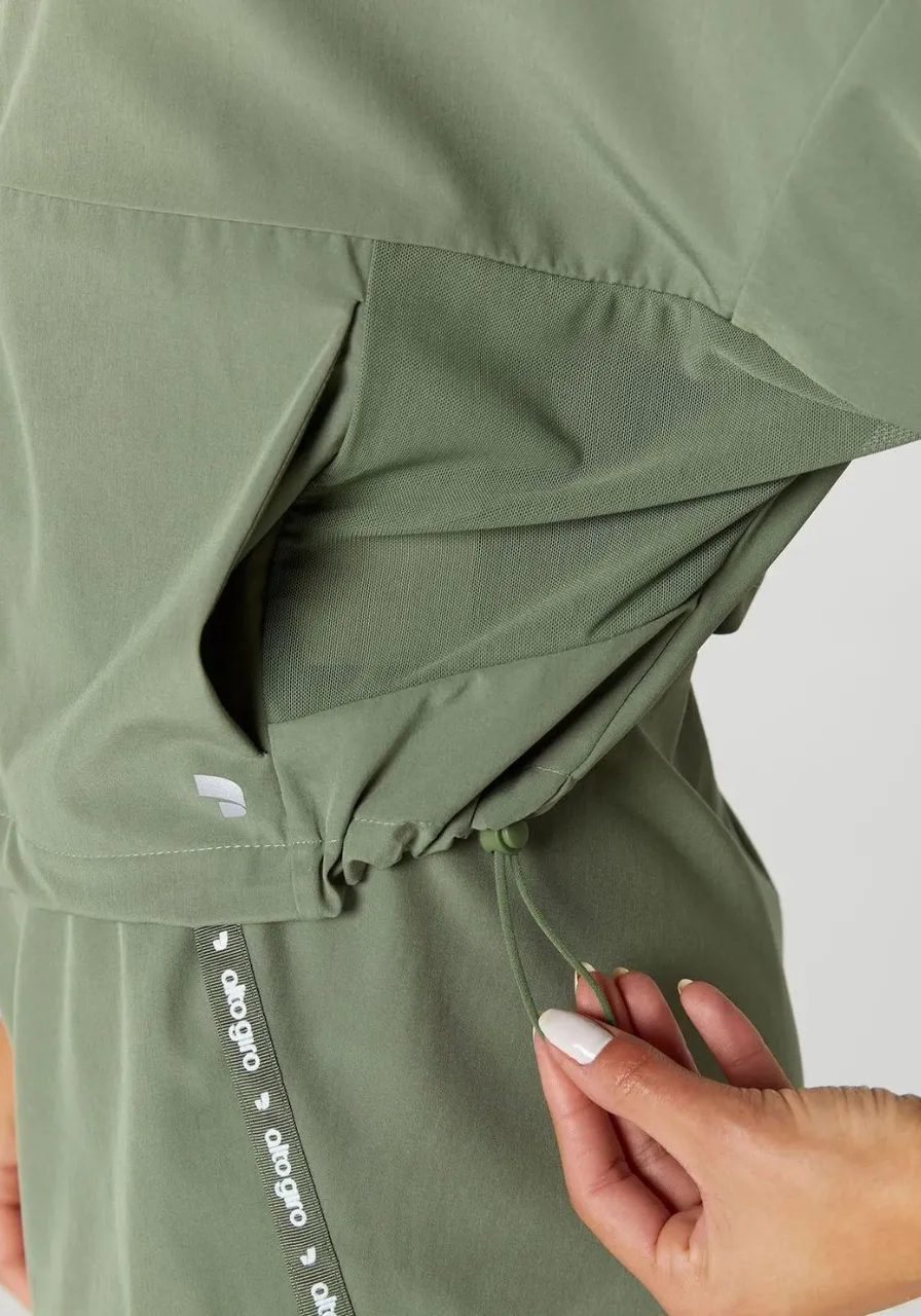 Jaqueta Corta Vento Com Capuz e Regulagem