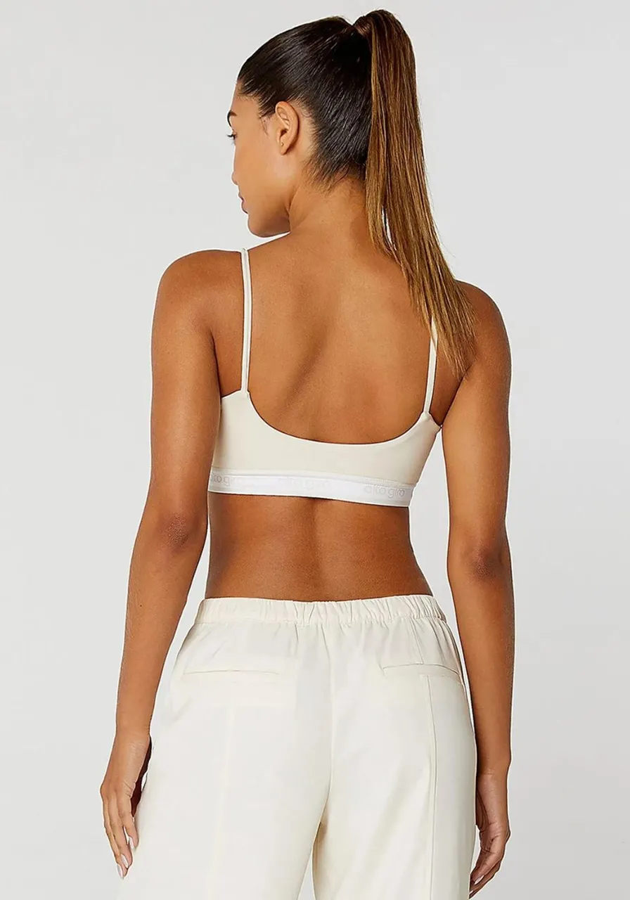 Top Vital Bege Alto Giro