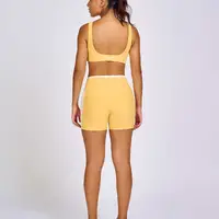 Bermuda Midi Canelado Alto Giro - imagem 1