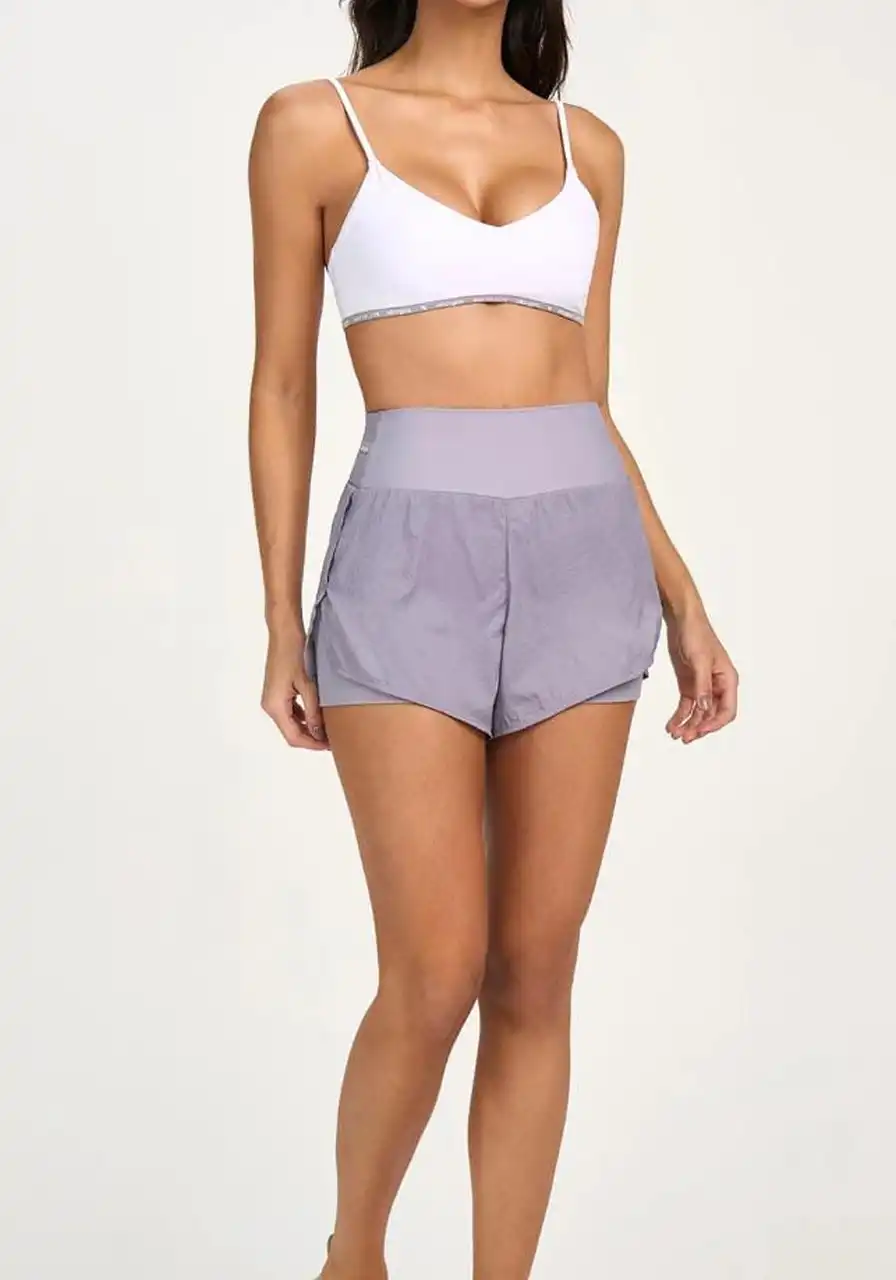 Shorts Sobreposto Com Bolsos No Cos Alto Giro ref 13771