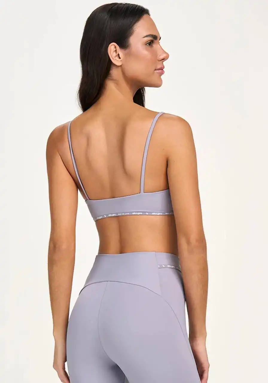 Top Alças Finas Alto Giro Com Elástico Personalizado Ref 13786 