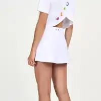 Saia Plissada TN AG Alto Giro Branco Optico Ref 13773 - imagem 3