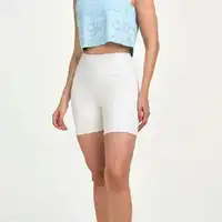 Bermuda Alto Giro Essentials Off White Ref 13818 - imagem 1