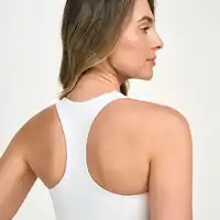 Top Alto Giro Costas Nadador Essentials Off White Ref 13823 - imagem 1