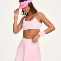 Saia-shorts Eterna Sobreposta Evase Alto Giro Rosa Ref 13805 - imagem 2