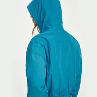 Jaqueta Cropped Alto Giro com Fita Personalizada Azul Ref:13895 - imagem 2