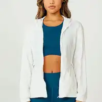 Jaqueta Alongada Alto Giro Zíper Refletivo Com Capuz Ref 13890 - imagem 2