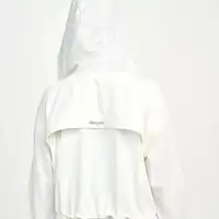 Jaqueta Sport Com Capuz Alto Giro Branco Ref 13885 - imagem 2