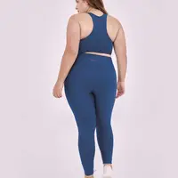 Legging Recortes E Bolsos Plus Size - imagem 1